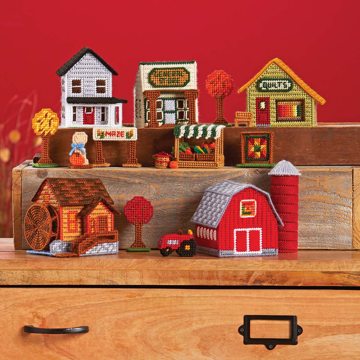 Herrschners® Erntedorf Kunststoff Leinwand Set - Bild 1 von 1